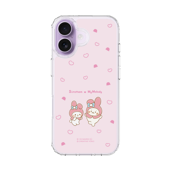 スリムプロテクションケース［ しろたん×サンリオキャラクターズ - しろたんとマイメロディ ］