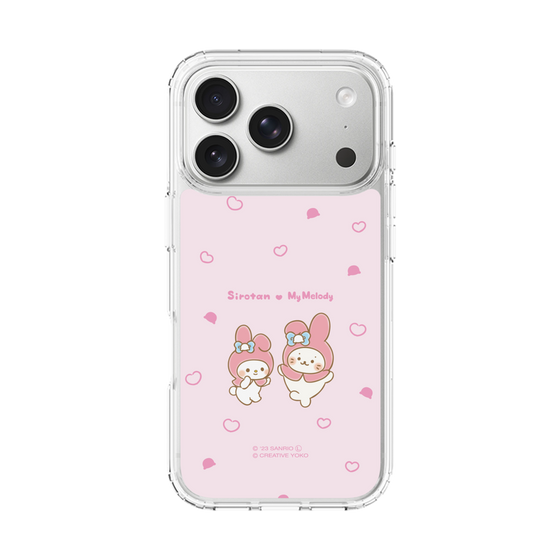 スリムプロテクションケース［ しろたん×サンリオキャラクターズ - しろたんとマイメロディ ］
