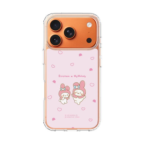 スリムプロテクションケース［ しろたん×サンリオキャラクターズ - しろたんとマイメロディ ］