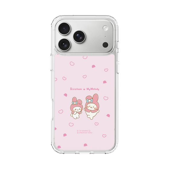 スリムプロテクションケース［ しろたん×サンリオキャラクターズ - しろたんとマイメロディ ］