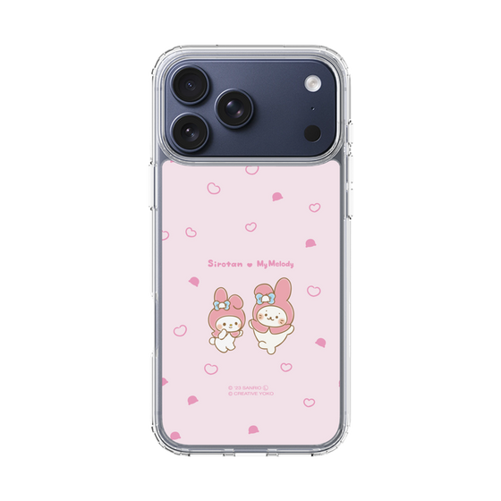 スリムプロテクションケース［ しろたん×サンリオキャラクターズ - しろたんとマイメロディ ］