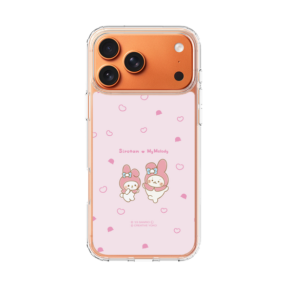 スリムプロテクションケース［ しろたん×サンリオキャラクターズ - しろたんとマイメロディ ］
