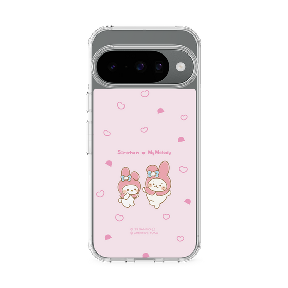 スリムプロテクションケース［ しろたん×サンリオキャラクターズ - しろたんとマイメロディ ］