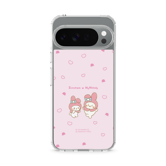スリムプロテクションケース［ しろたん×サンリオキャラクターズ - しろたんとマイメロディ ］