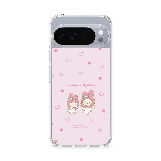 スリムプロテクションケース［ しろたん×サンリオキャラクターズ - しろたんとマイメロディ ］