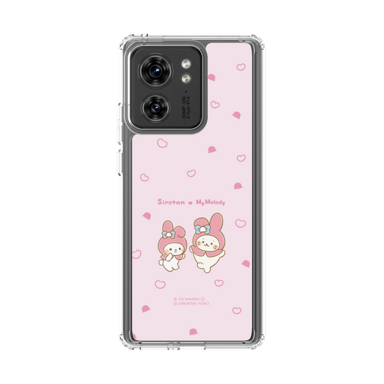 スリムプロテクションケース［ しろたん×サンリオキャラクターズ - しろたんとマイメロディ ］