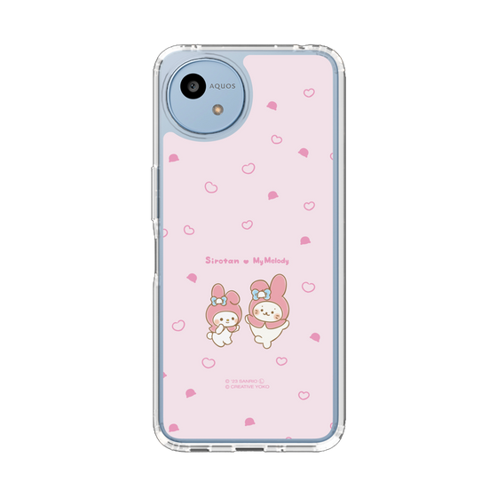 スリムプロテクションケース［ しろたん×サンリオキャラクターズ - しろたんとマイメロディ ］