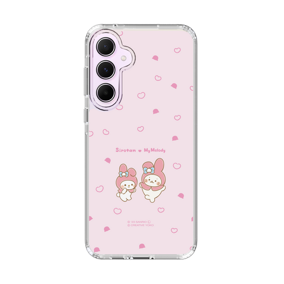スリムプロテクションケース［ しろたん×サンリオキャラクターズ - しろたんとマイメロディ ］