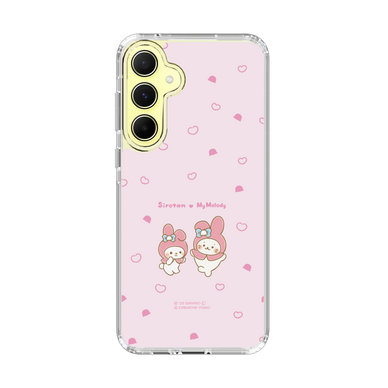 スリムプロテクションケース［ しろたん×サンリオキャラクターズ - しろたんとマイメロディ ］