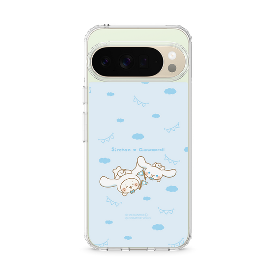 スリムプロテクションケース［ しろたん×サンリオキャラクターズ - しろたんとシナモロール ］