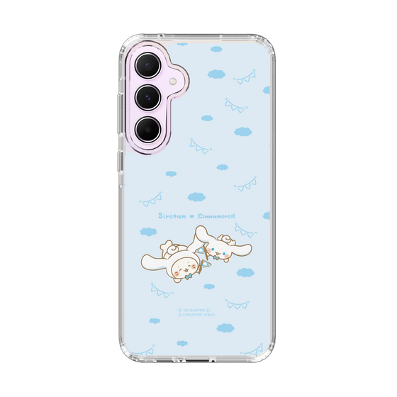 スリムプロテクションケース［ しろたん×サンリオキャラクターズ - しろたんとシナモロール ］