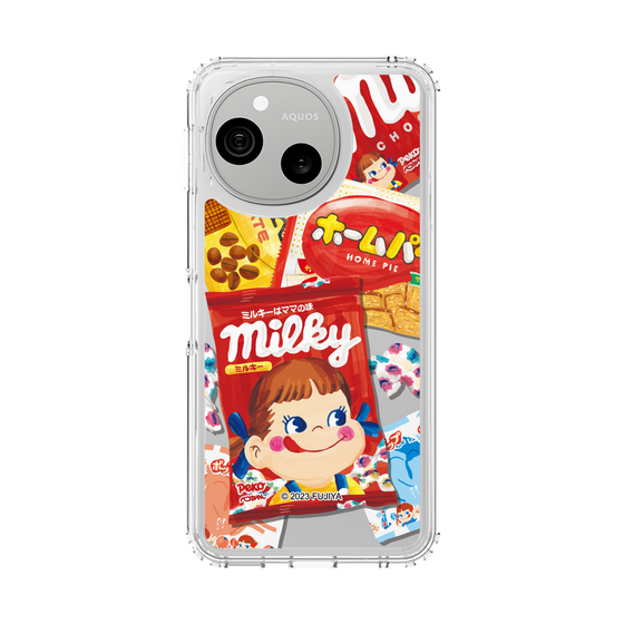 スリムプロテクションケース［ ペコちゃん - お菓子パッケージ ］