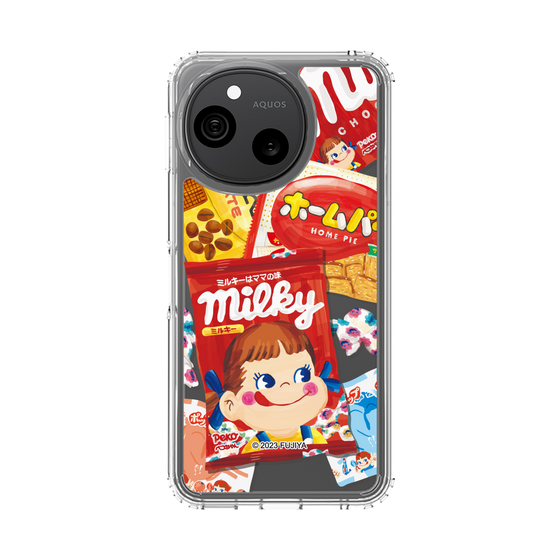 スリムプロテクションケース［ ペコちゃん - お菓子パッケージ ］