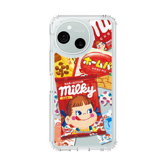 スリムプロテクションケース［ ペコちゃん - お菓子パッケージ ］