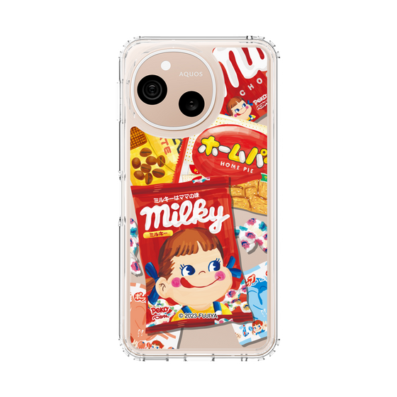 スリムプロテクションケース［ ペコちゃん - お菓子パッケージ ］