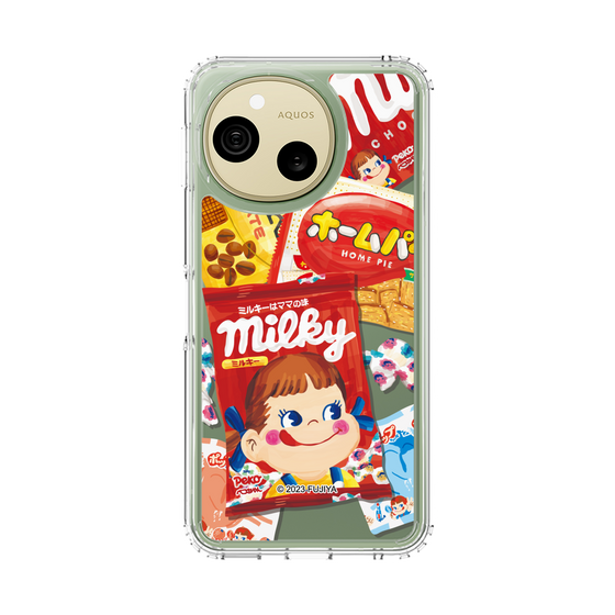 スリムプロテクションケース［ ペコちゃん - お菓子パッケージ ］