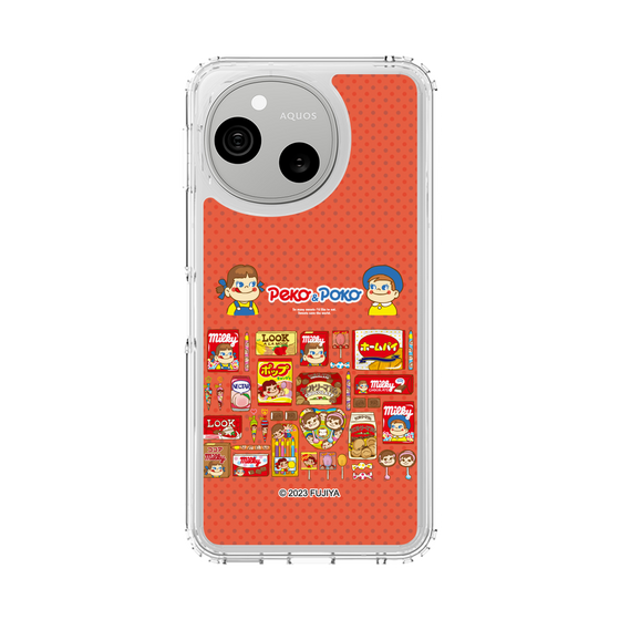 スリムプロテクションケース［ ペコちゃん - お菓子がいっぱい ］