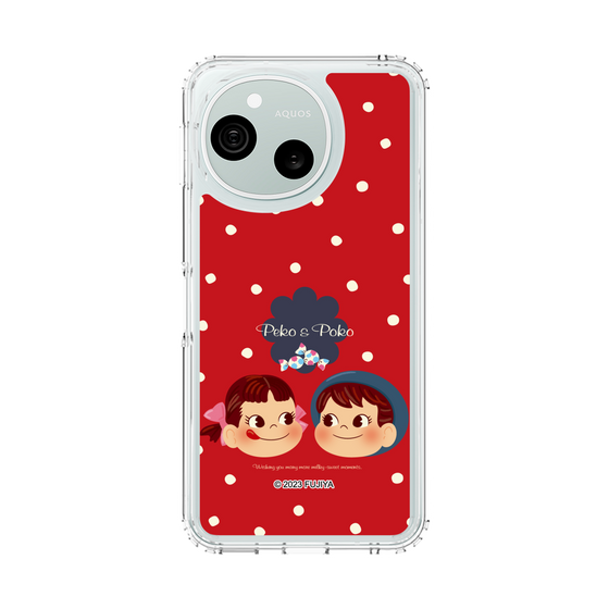 スリムプロテクションケース［ ペコちゃん - ミルキーレッド ］