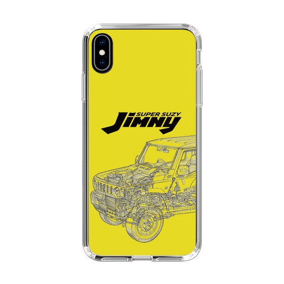 スリムプロテクションケース［ Jimny SUPER SUZY - Jimny Line drawing - Yellow ］