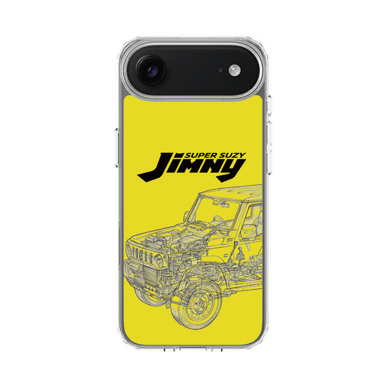 スリムプロテクションケース［ Jimny SUPER SUZY - Jimny Line drawing - Yellow ］
