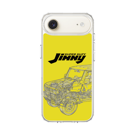 スリムプロテクションケース［ Jimny SUPER SUZY - Jimny Line drawing - Yellow ］