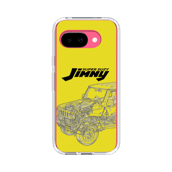 スリムプロテクションケース［ Jimny SUPER SUZY - Jimny Line drawing - Yellow ］