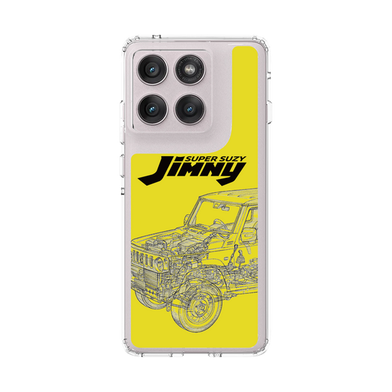 スリムプロテクションケース［ Jimny SUPER SUZY - Jimny Line drawing - Yellow ］