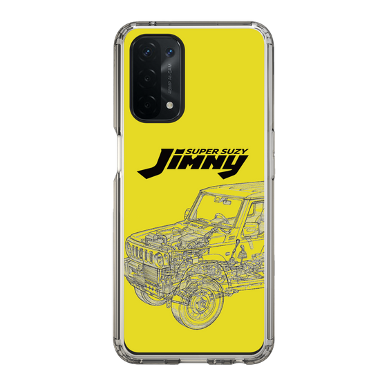 スリムプロテクションケース［ Jimny SUPER SUZY - Jimny Line drawing - Yellow ］