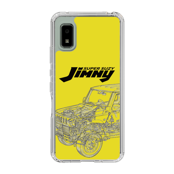 スリムプロテクションケース［ Jimny SUPER SUZY - Jimny Line drawing - Yellow ］