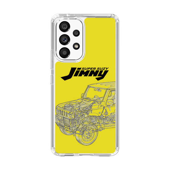 スリムプロテクションケース［ Jimny SUPER SUZY - Jimny Line drawing - Yellow ］