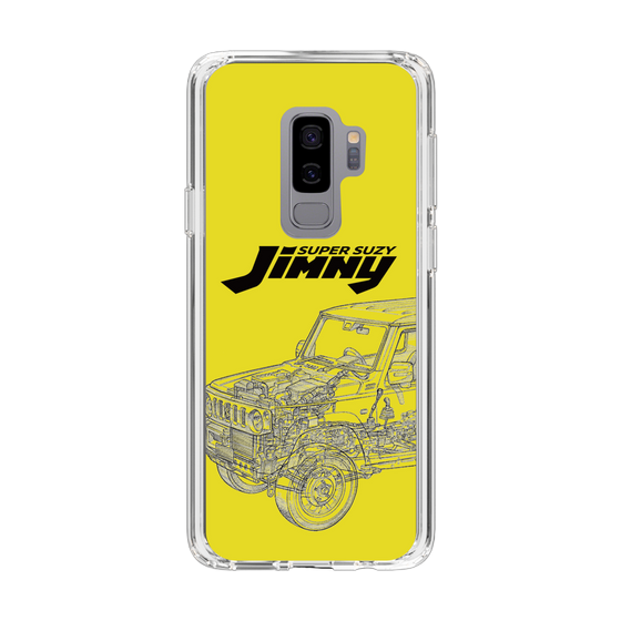 スリムプロテクションケース［ Jimny SUPER SUZY - Jimny Line drawing - Yellow ］