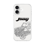 スリムプロテクションケース［ Jimny SUPER SUZY - Jimny Line drawing - White ］