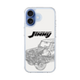 スリムプロテクションケース［ Jimny SUPER SUZY - Jimny Line drawing - White ］