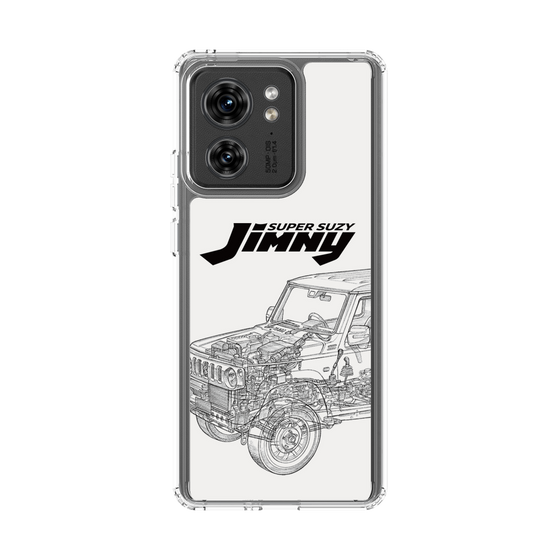 スリムプロテクションケース［ Jimny SUPER SUZY - Jimny Line drawing - White ］