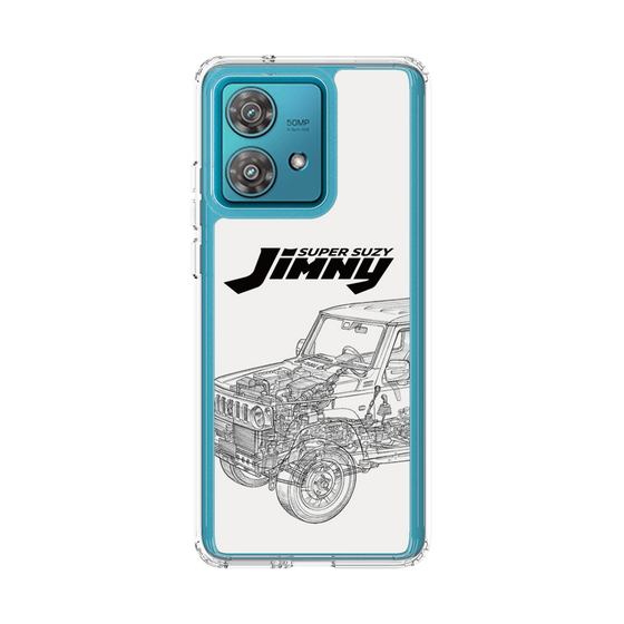 スリムプロテクションケース［ Jimny SUPER SUZY - Jimny Line drawing - White ］