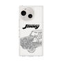 スリムプロテクションケース［ Jimny SUPER SUZY - Jimny Line drawing - White ］