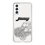 スリムプロテクションケース［ Jimny SUPER SUZY - Jimny Line drawing - White ］