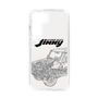 スリムプロテクションケース［ Jimny SUPER SUZY - Jimny Line drawing - White ］