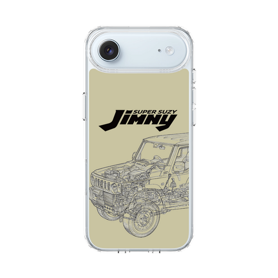 スリムプロテクションケース［ Jimny SUPER SUZY - Jimny Line drawing - Beige ］