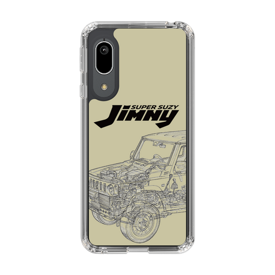 スリムプロテクションケース［ Jimny SUPER SUZY - Jimny Line drawing - Beige ］