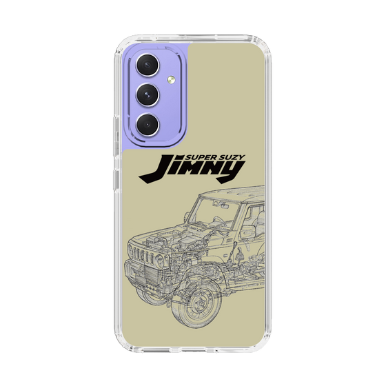 スリムプロテクションケース［ Jimny SUPER SUZY - Jimny Line drawing - Beige ］