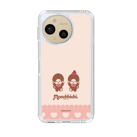 スリムプロテクションケース［ モンチッチ - ハートレース ］