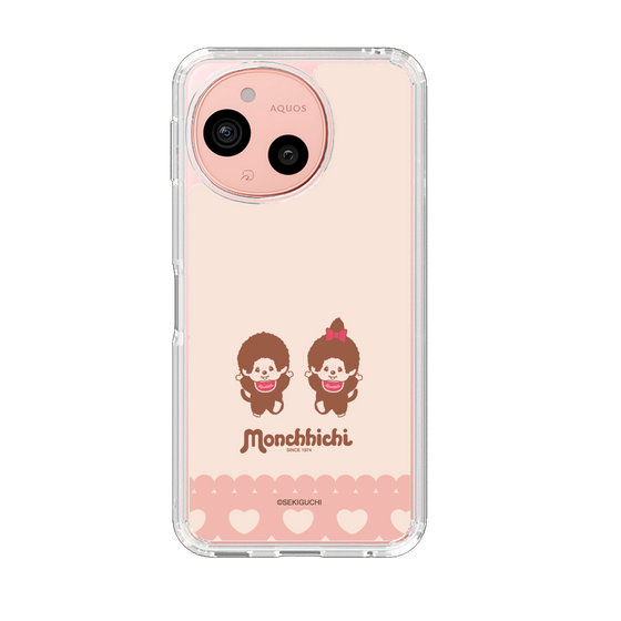 スリムプロテクションケース［ モンチッチ - ハートレース ］