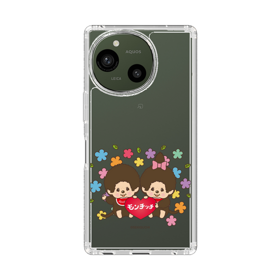 スリムプロテクションケース［ モンチッチ - フラワー ］