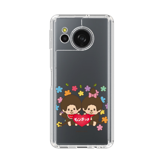 スリムプロテクションケース［ モンチッチ - フラワー ］