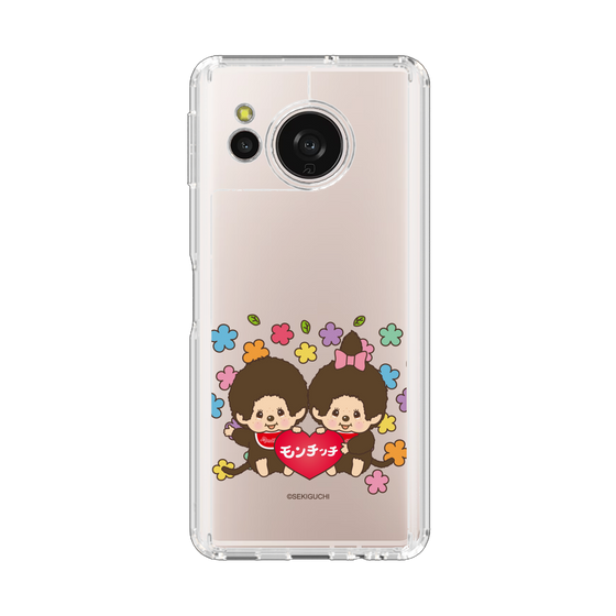 スリムプロテクションケース［ モンチッチ - フラワー ］