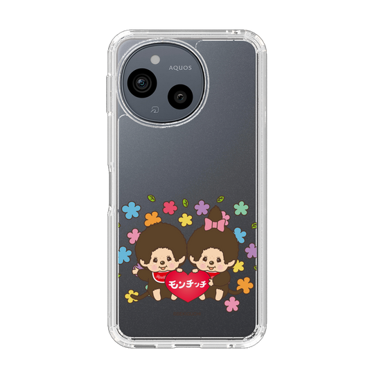 スリムプロテクションケース［ モンチッチ - フラワー ］