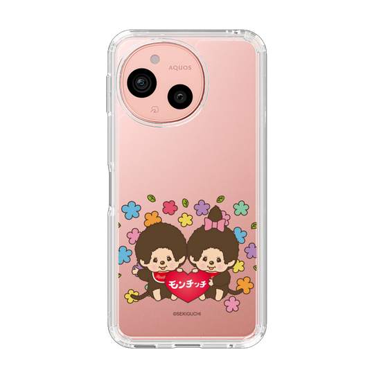 スリムプロテクションケース［ モンチッチ - フラワー ］