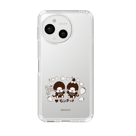 スリムプロテクションケース［ モンチッチ - モノトーン ］