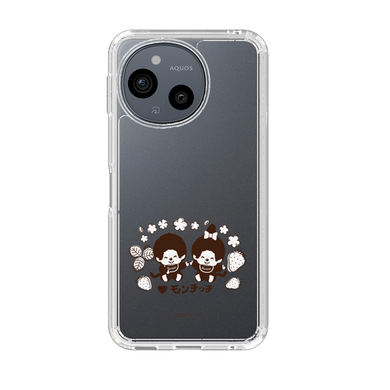 スリムプロテクションケース［ モンチッチ - モノトーン ］